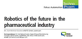 Robotics of the future in the pharmaceutical industry INVITE GmbH
