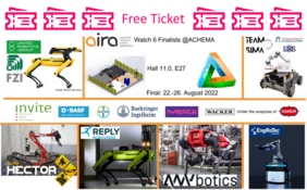 Free Tickets for the aira Robotics Challenge at ACHEMA 2022 INVITE GmbH